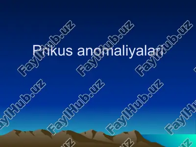 prikusanomaliyalari — PPTX