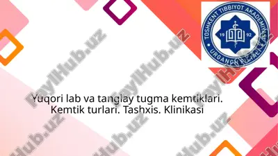 radikal uranoplastika va velofaringoplastika — PPTX