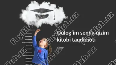 qulogʻim senda qizim kitobi — PPTX