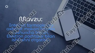 internet va axborot makoni tushunchasi — PPTX
