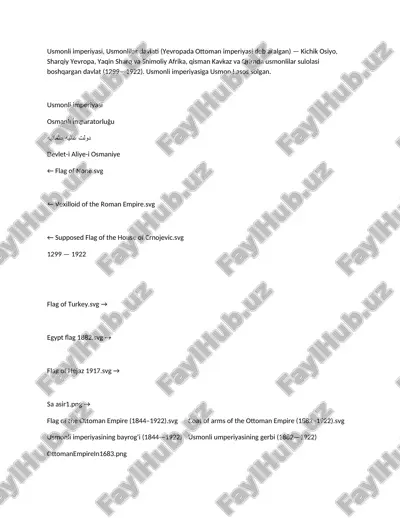 usmonli imperiyasi — DOC