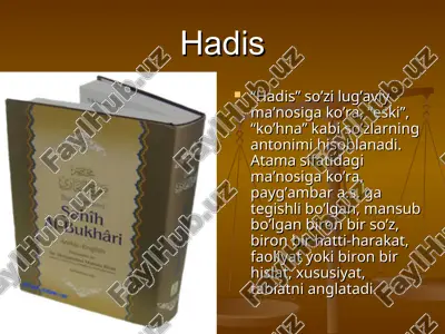 hadis — PPT