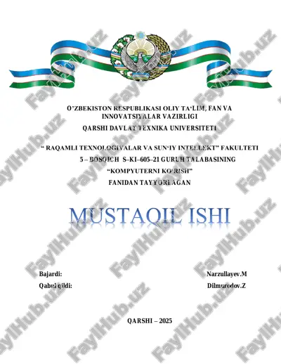 "kompyuterni ko‘rish" — PDF