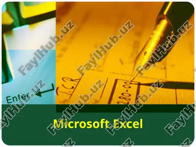 microsoft excel — PPT