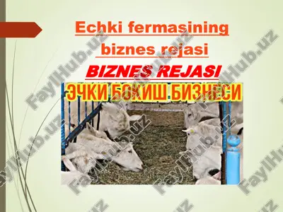 echki fermasining — PPT