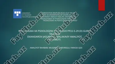 hisoboti — PPTX