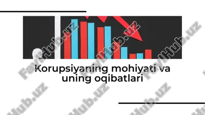 korupsiyaning mohiyati va uning oqibatlari — PDF