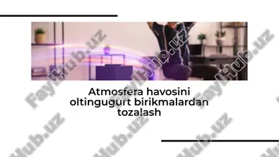 atmosfera havosini oltingugurt birikmalardan tozalash — PDF