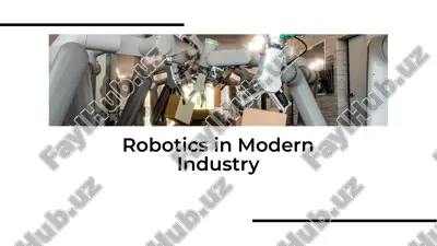 robotics in modern industry — PDF