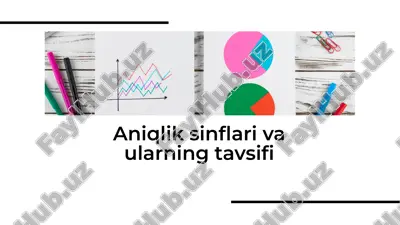 aniqlik sinflari va ularning tavsifi — PDF
