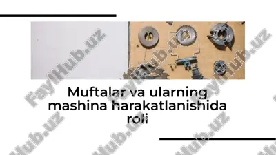 muftalar va ularning mashina harakatlanishida roli — PDF