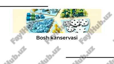 bosh kanservasi — PDF
