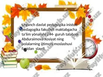 pedagogik faoliyat — PPTX