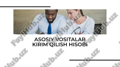 asosiy vositalar kirim qilish hisobi — PDF