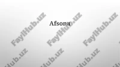 afsona — PPTX