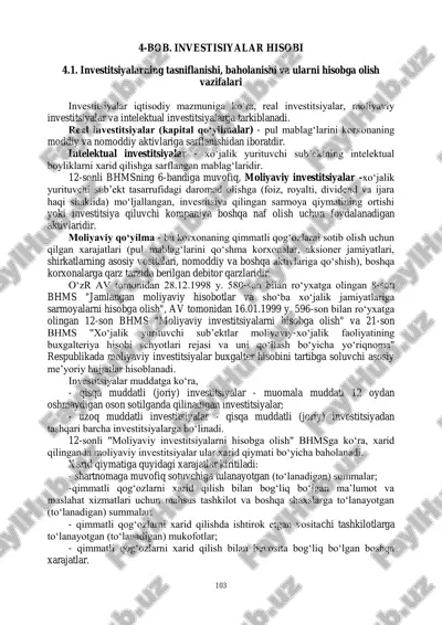 investitsiyalar hiso bi — PDF