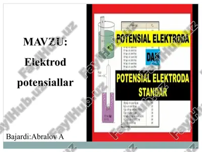 potensial elektroda — PPTX