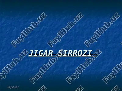 jigar sirrozi — PPT
