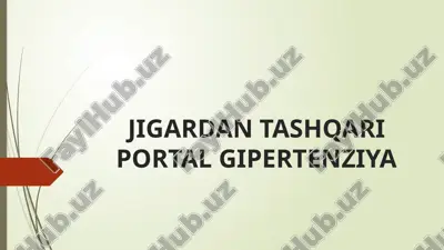 portal gipertenziya — PPTX
