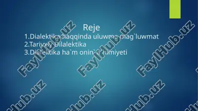 dialektikahaqqindauluwmamag`luwmat — PPTX