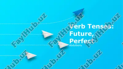 defining future perfect tense — PPTX
