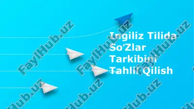 ingiliz tilida soʻzlar tarkibini tahlil qilish — PPTX