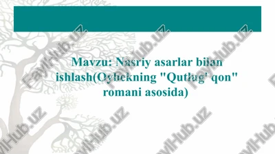 qutlug' qon — PPTX