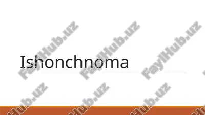 ishonchnoma — PPTX