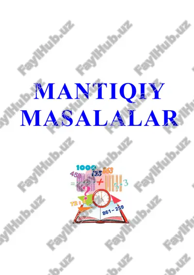 mantiqiy masalalar — DOCX