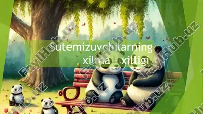 sutemizuvchilarning xilma-xilligi — PPTX