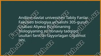 spektroskopiyada qo'llaniladigan asboblar — PPTX