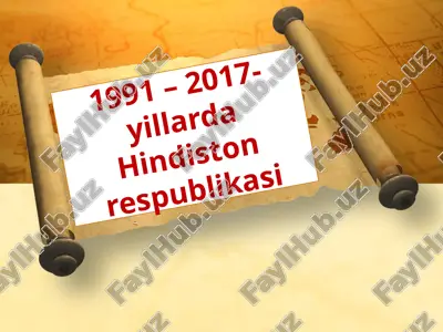 hindiston respublikasi — PPTX