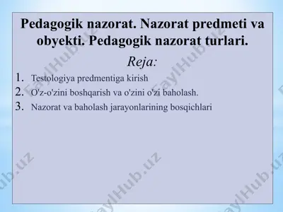 pedagogiknazorat — PPTX