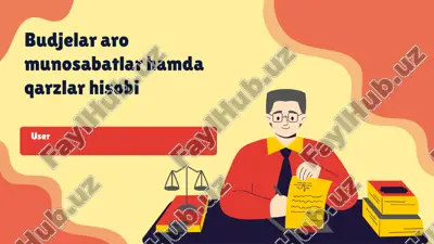 budjelararo munosabatlar tahlili — PPTX