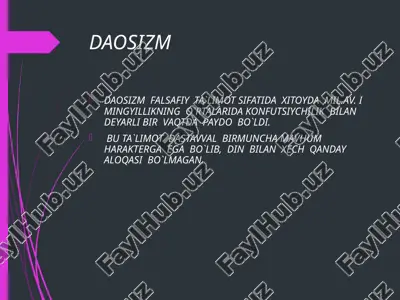 daosizm — PPT
