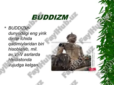 buddizm — PPT