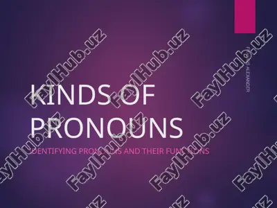 kinds of pronouns — PPT