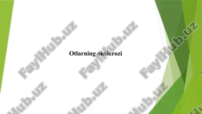 otlarning oksiurozi — PPTX