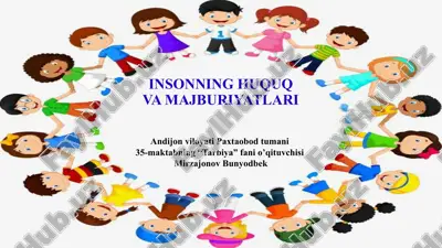 insonning huquq va majburiyatlari — PPTX