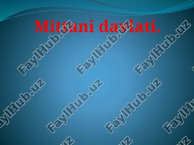 mittanidavlati — PPTX