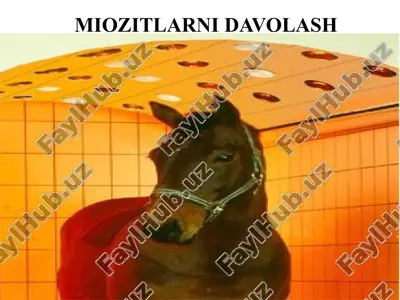 miozitlarni davolash — PPTX