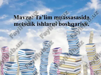 pedagogik kengash haqida nimalarni bilaman? — PPTX