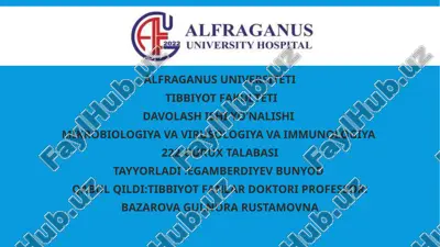 mikrobiologiya va virusologiya va immunologiya — PPTX