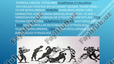 badiiy gimnastika - sport tur — PPTX
