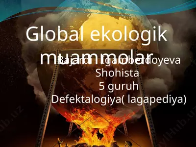globalekologikmuammolar — PPTX