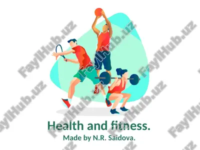 health and fitness — PPTX
