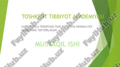 surunkali nur kasalliklari — PPTX