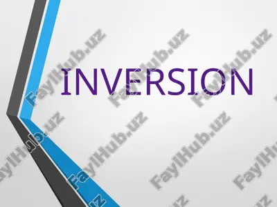 inversion — PPTX