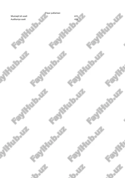 kredit-modul tizimida o'quv jarayonining me'yoriy va uslubiy ta'minoti — PPTX