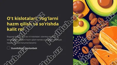 o't kislotalari — PPTX